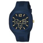 Men’s Silicon Band Analog Round Watch – Stylish Everyday Wear