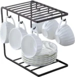 Metal Mug Stand – 1 Pc Durable Kitchen & Coffee Organizer - Image 2