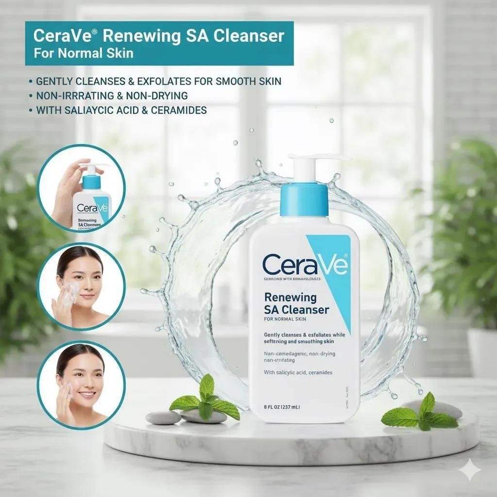 1770820681757 Glow & Bright Whitening Facial Cleanser – Acne Scar Removal & Dead Skin Detox, 237ml" - Image 1