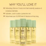 Pixi Vitamin-C Wakeup Mist – Hydrating & Brightening Face Toner with Hyaluronic Acid | Glow Boosting, Anti-Aging, Refreshing Facial Spray for All Skin Types - Image 2