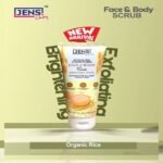 Whitening & Brightening Face & Body Scrubbing Gel – High Pigmented Cream Formula for All Skin Types (120ml)