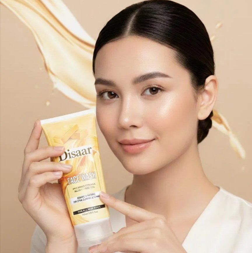 Polish_20260222_135828944 Glowing Face Wash 150ml – Smooth Liquid Cleanser for All Skin Types | Brightening & Refreshing Skincare” - Image 1