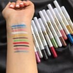 6 Pcs Multicolor Glitter Eye Pencil Set – Glossy Long-Lasting Shimmer Eyeliner Makeup Kit