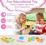 Kids Talking Flash Card Reader – 112 Urdu & English Alphabet Learning Cards for Toddlers (Ages 1–5) | Interactive Educational Toy - Image 4
