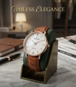 Men’s Luxury Leather Strap Watch – Imported Water Resistant Daily Wear Wristwatch | Premium Comfort Fit Classic Style (1 Pc - Image 2