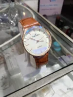 Men’s Luxury Leather Strap Watch – Imported Water Resistant Daily Wear Wristwatch | Premium Comfort Fit Classic Style (1 Pc - Image 3