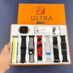 Stylish Black Smart Watch – Metal & Silicone Strap | Fitness & Health Tracker | All-in-One Smart Wearable - Image 3