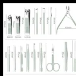 "Durable Stainless Steel Manicure Pedicure Kit – Multicolor Design, Gentle Dead Skin Removal, Premium Care - Image 3
