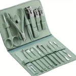 "Durable Stainless Steel Manicure Pedicure Kit – Multicolor Design, Gentle Dead Skin Removal, Premium Care