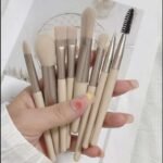 Premium 8-Piece Makeup Brush Set for Flawless Face & Eye Makeup
