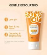 Orange Exfoliating Gel 80ml for All Skin Types | Brightening, Dead Skin & Acne Scar Care  Alternative - Image 2